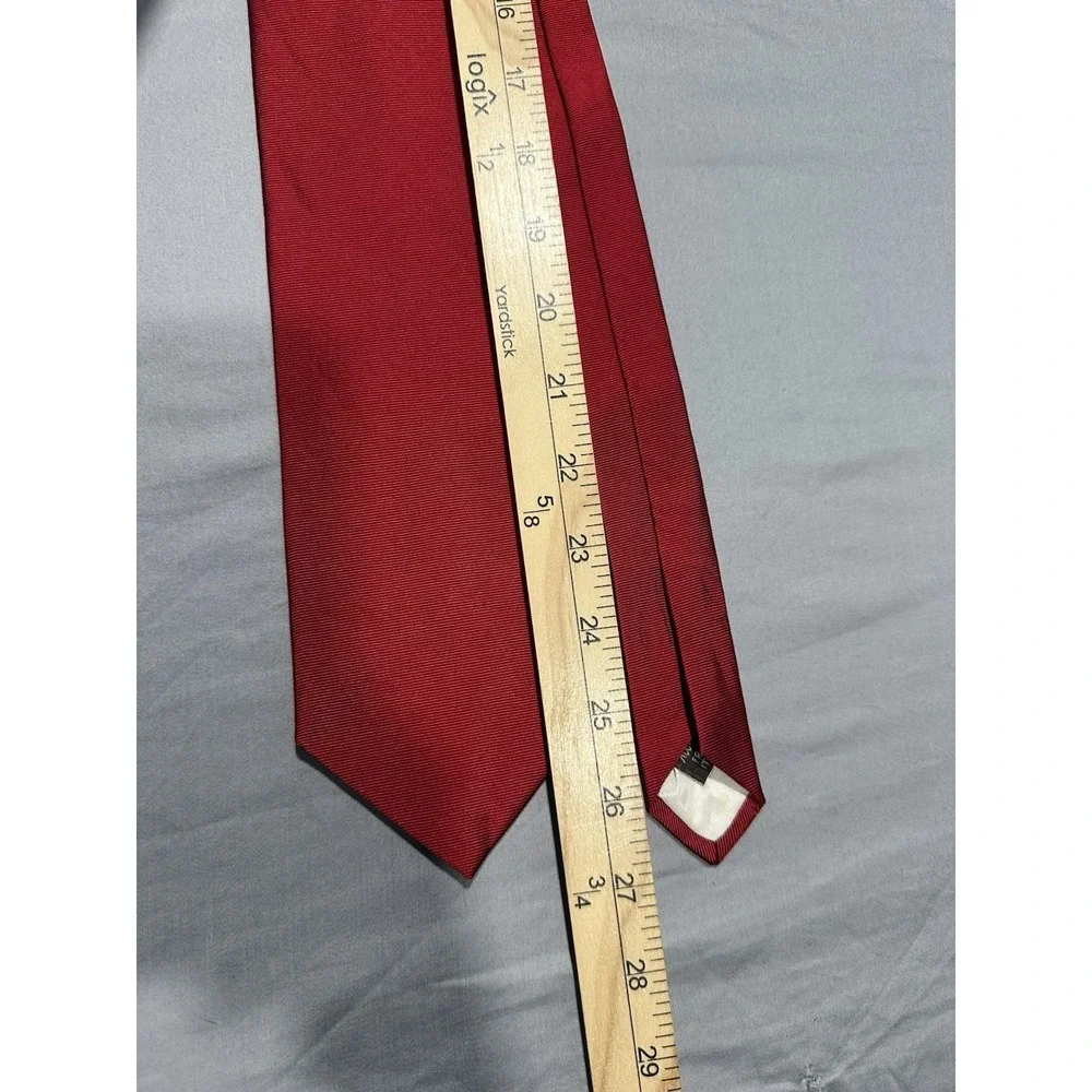 Givenchy‎ Monsieur Solid Red Silk Neck Tie